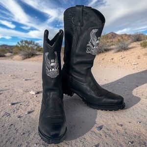 Harley Davidson vintage riding boots Size 7.5